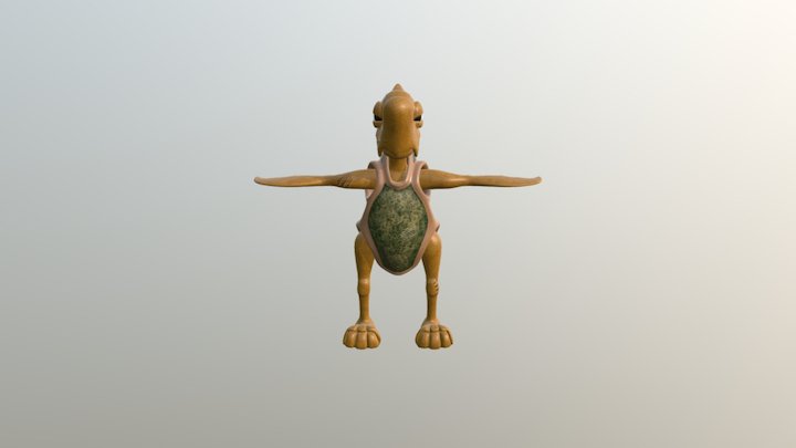 Turtle Texturing 3D Model