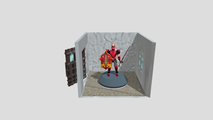 Guerrero Conquistador 3D Model