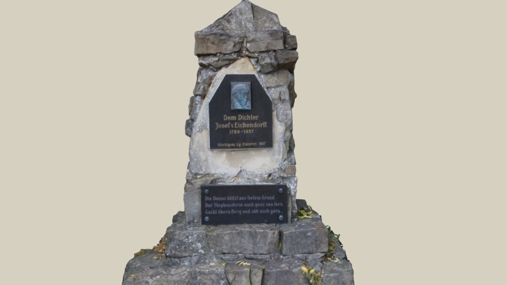 Eichendorff Gedenkstein — Sketchfab embed 3D viewer