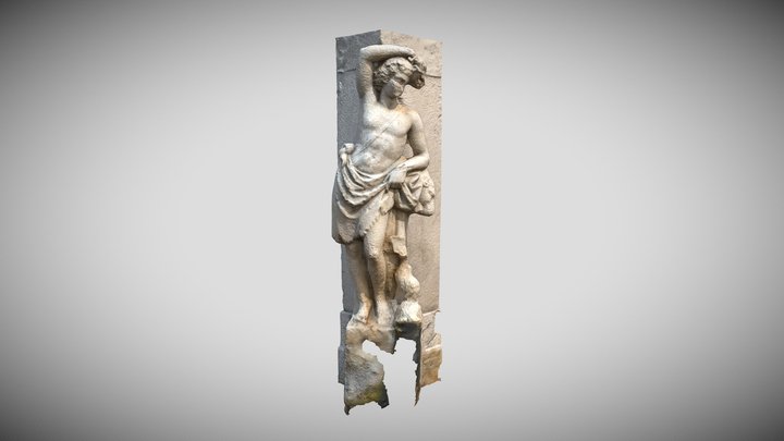Statue from Fontana del Rosello – Sassari, Italy 3D Model