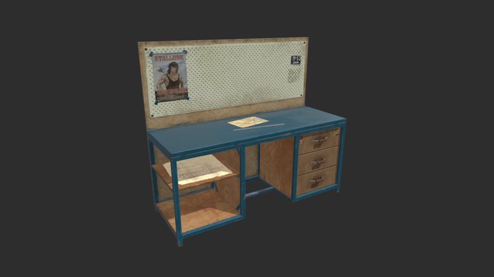 Table_GameDev Legend 3D Model