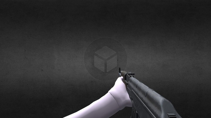 AK-47 Viewmodel Animations 3D Model