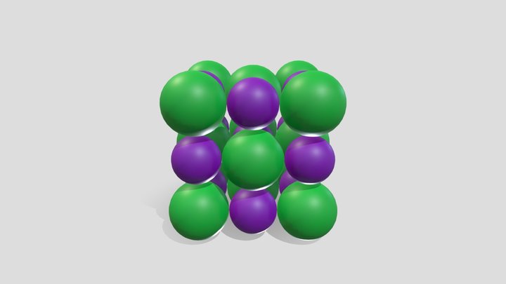 Crystalline Structure Sodium Chloride