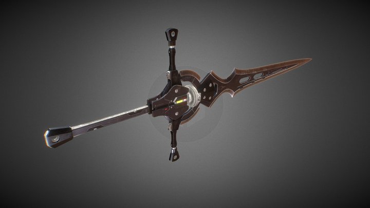 Sci-Fi Sword Design 3D Model