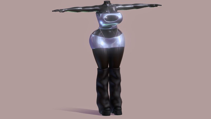 // cybrwrld - custom outfit V.1 3D Model