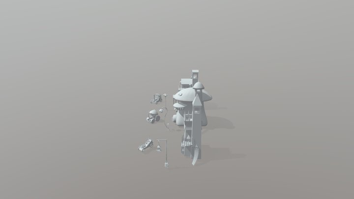 silhouette 3D Model