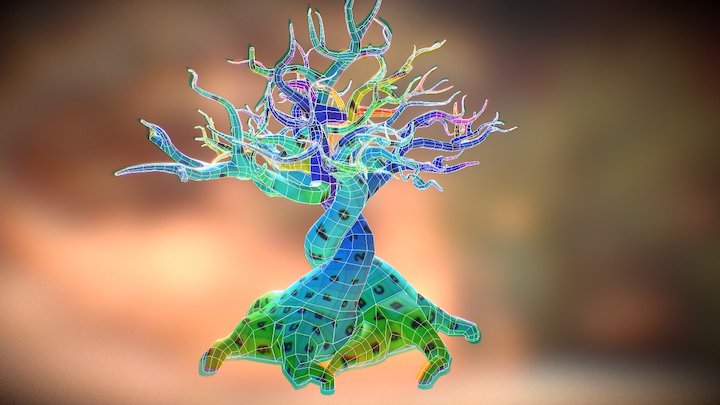Center Clearing Set (Center Tree) 3D Model