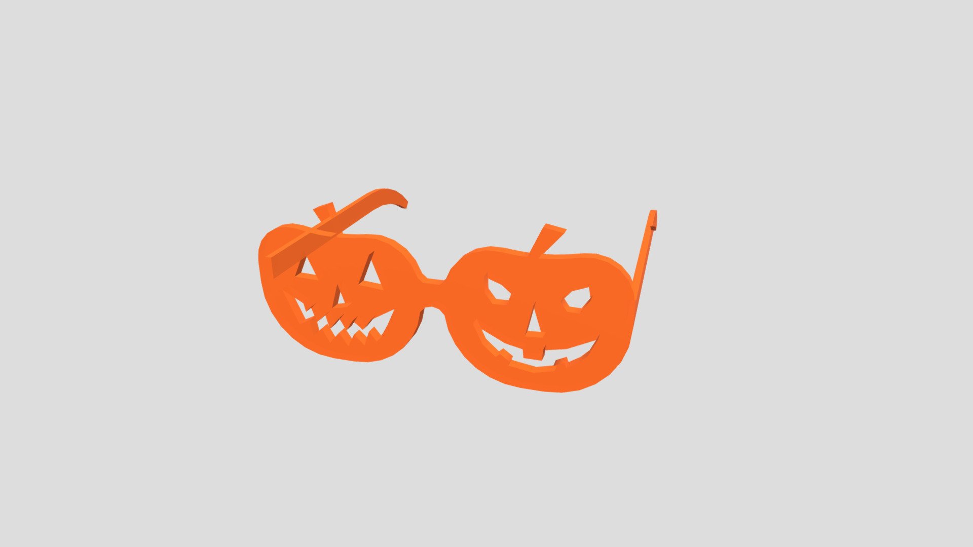 Sunglasses / サングラス (Jack-o'-Lantern) — Sketchfab embed 3D viewer