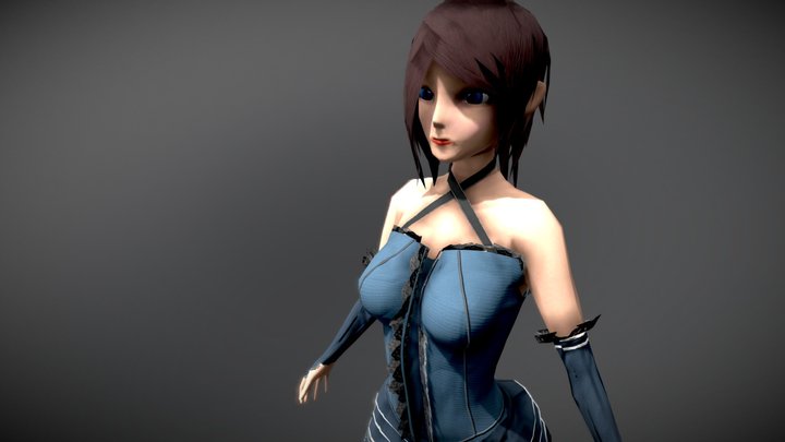 Victorian Female 3D Model