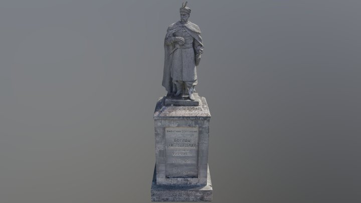 Bohdan Khmelnytsky Monument 3D Model
