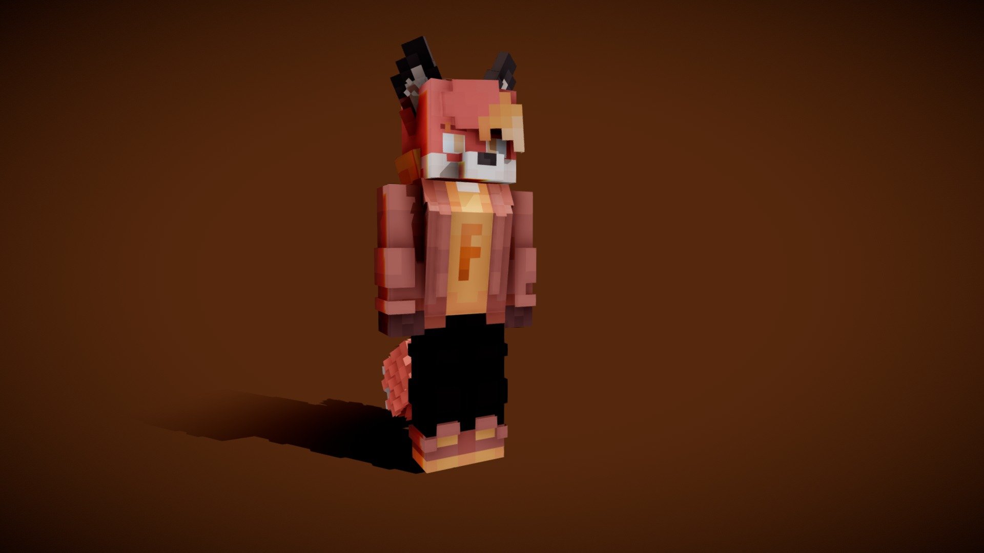 FIRchensky (Minecraft) (4D skin) - 3D model by 4DskinsForMinecraftBE  (@FirFox4Dskins) [8f8a600]