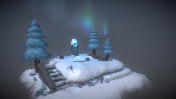 SKYRIM  DLC Down guard!  after battle 3D Model