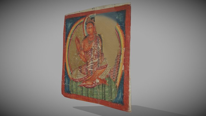 Leaf from an Ashtasahasrika Prajnapa (XII c.) 3D Model