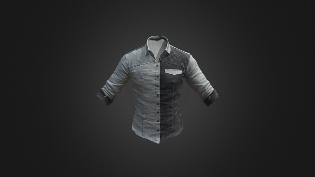 Matched Shirt (Gray) PUBG 3D model by pubgitems.info (pubgitems