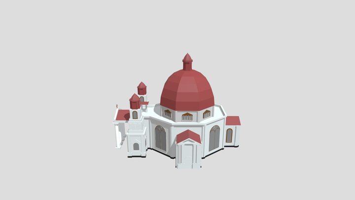 - Gereja Blenduk 3D Model