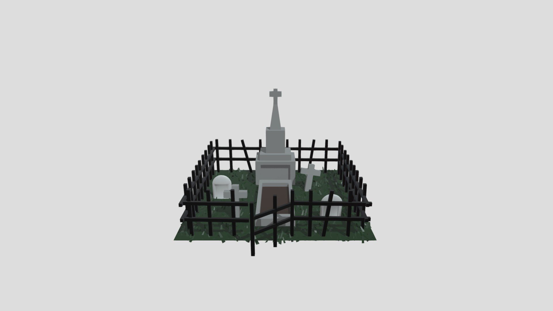 grave — Sketchfab embed 3D viewer