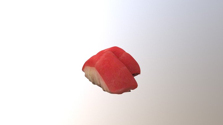Tuna nigiri 3D Model