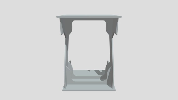 CNC laptop table Tablev3 3D Model