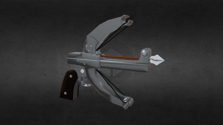 Pistol Сrossbow weapon 3D Model
