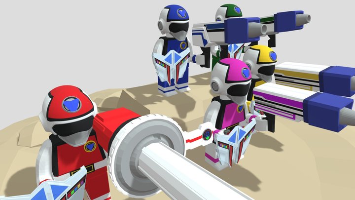 후뢰시맨 레고 컨셉 디오라마 1탄 3D Model