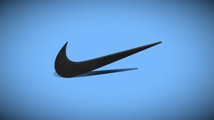 Nike Logo 3D Model