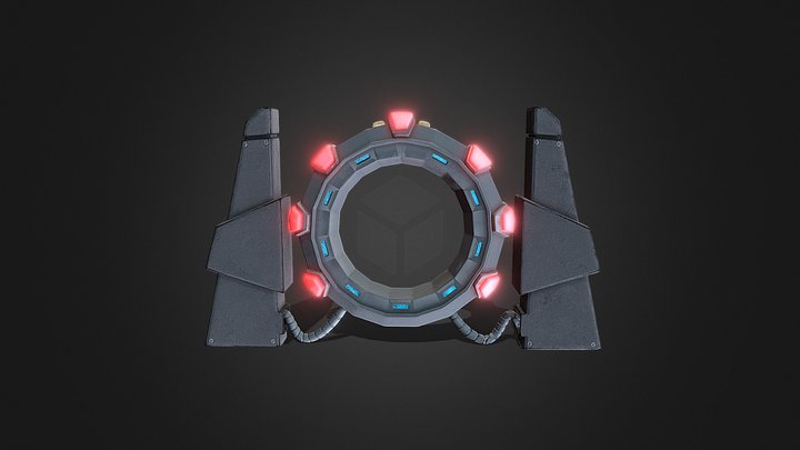 Portal sci-fi 3D Model