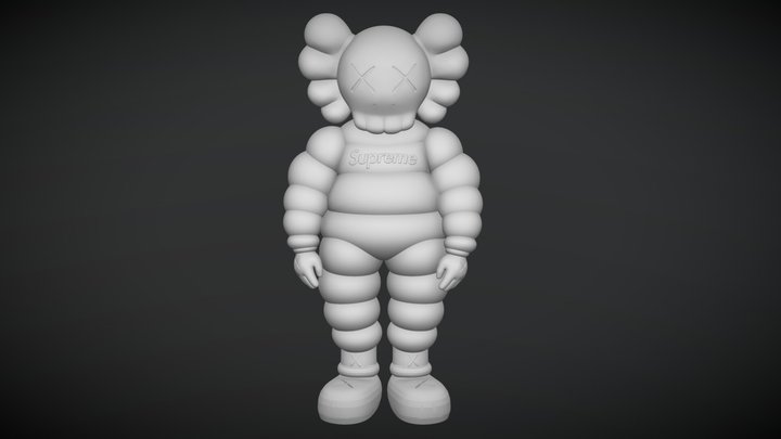 KAWS SUPREME 3D Model