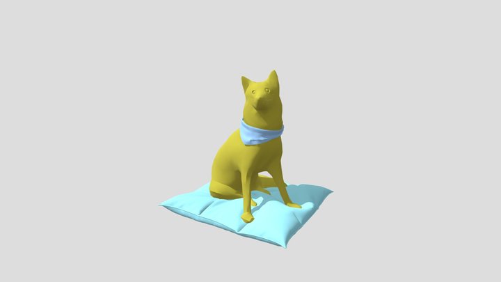 OBJ 3dimd Com Husky Dog 3D Model