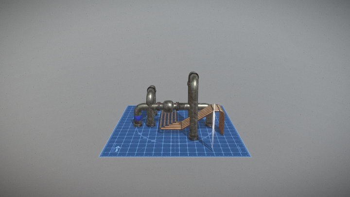 Whiskey Structure A 3D Model