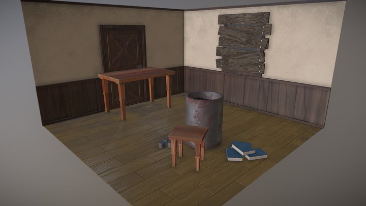 Locked in 3D Model