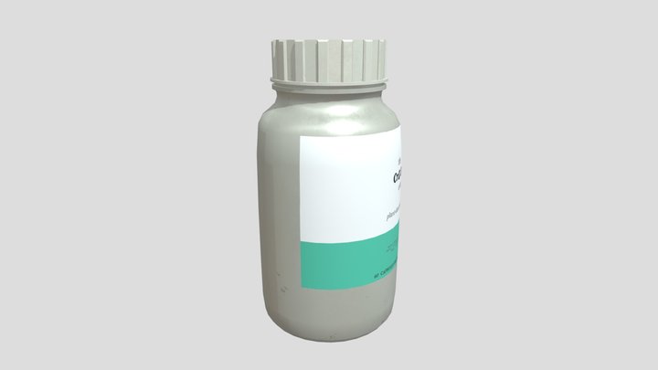 Pills Bottle 3D Model