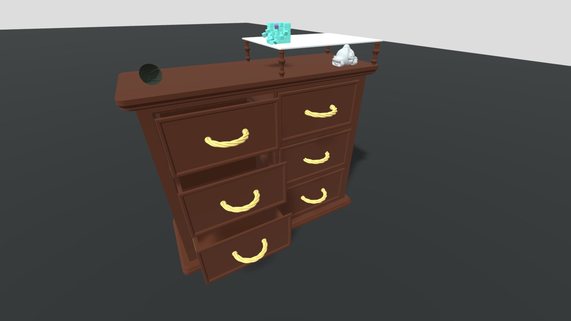 Chest of Drawers - 3D model by ByTixty1 [8f95956] - Sketchfab