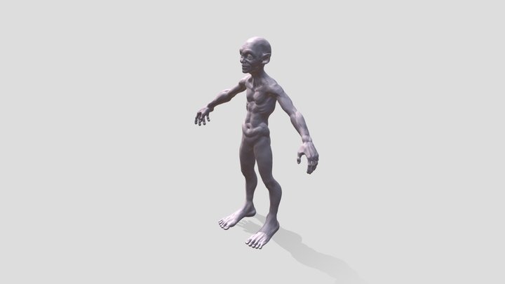 Gollum 3D Model