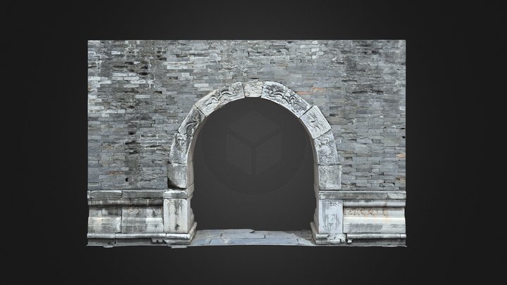 石券拱门 3D Model