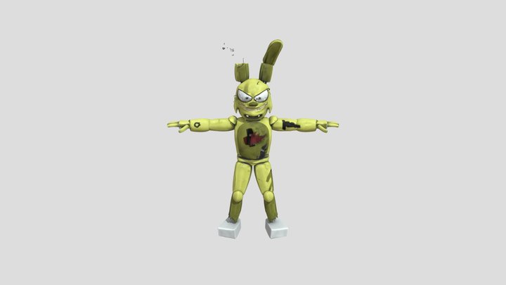 Springtrap (Piemations style) 3D Model
