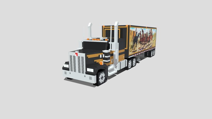 1974 Smokey And The Bandit Kenworth W900A 3D Model