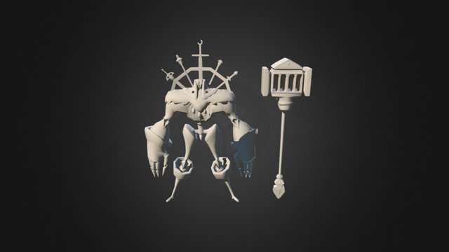 Hephaestus WIP 3D Model