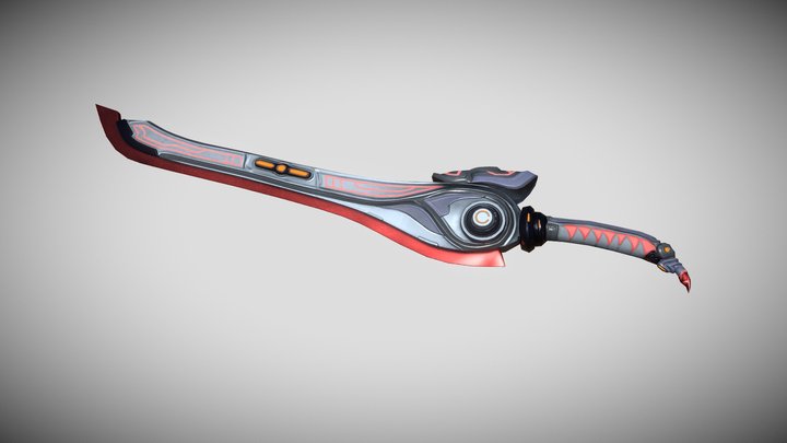 Jariba Sword - Tennogen 3D Model