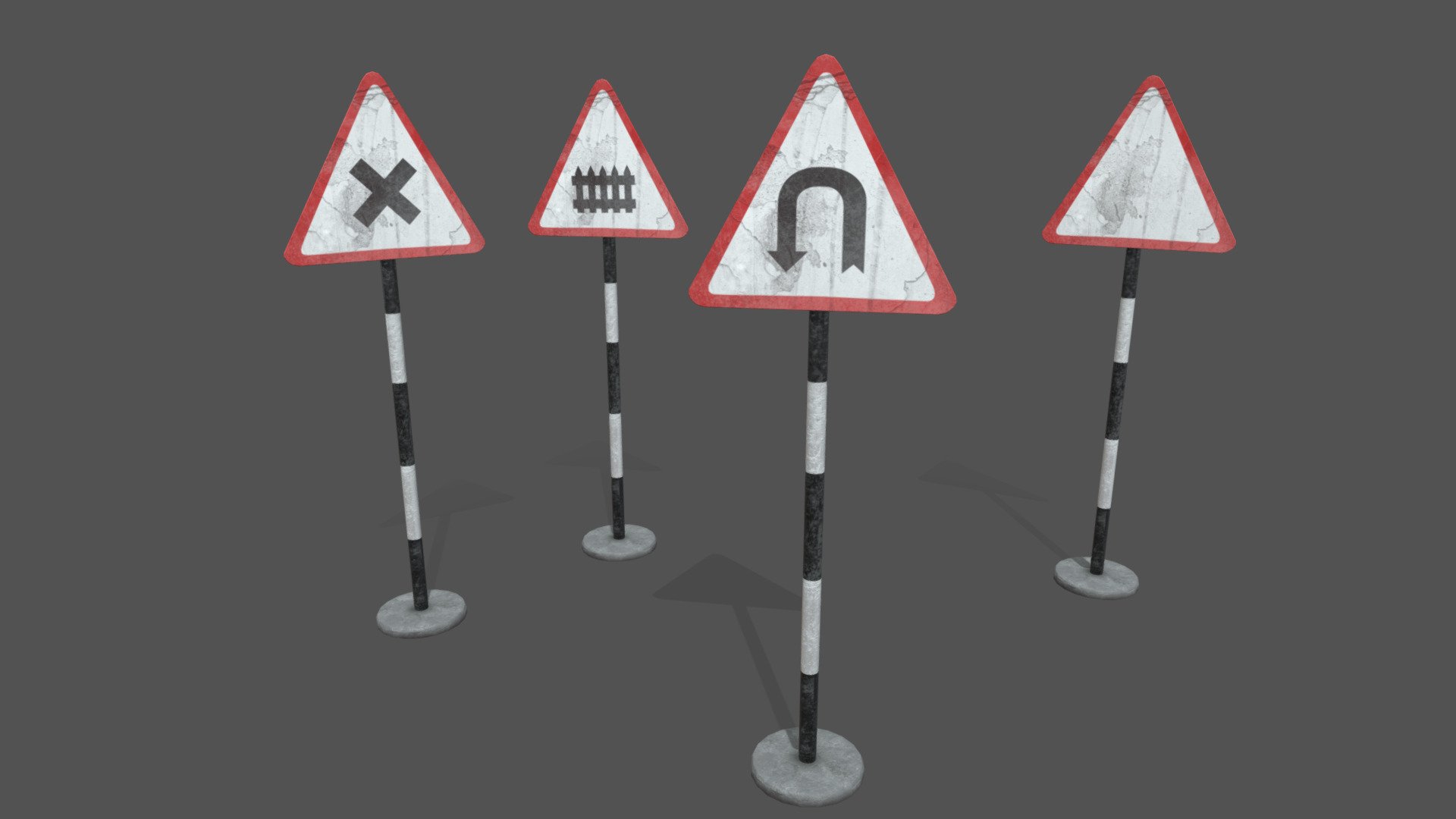 Road sign board : Animated and Rusty - Buy Royalty Free 3D model by SR ...