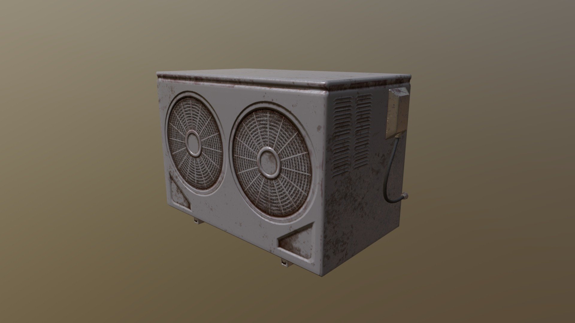 Air Conditioner Unit 3D model by BurnGameVen [8f9903b] Sketchfab