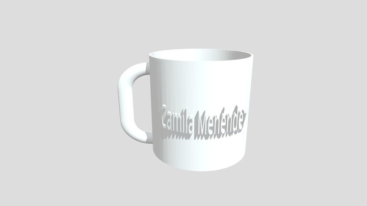 Taza Camila Menéndez 3D Model