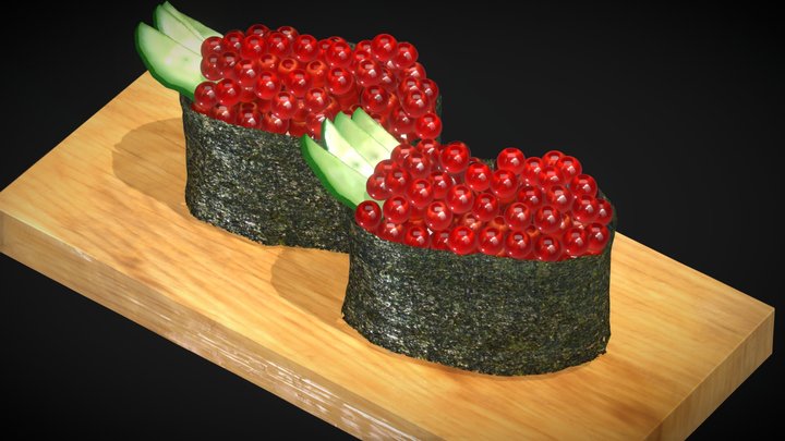 Salmonroe sushi – Gratis 3D-model STL