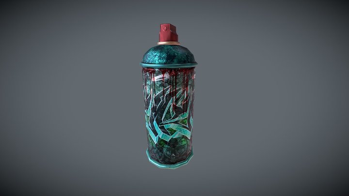 Spray Can 3D Model