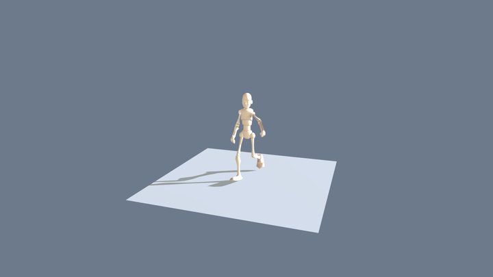3D End Of The Week Animation 3D Model
