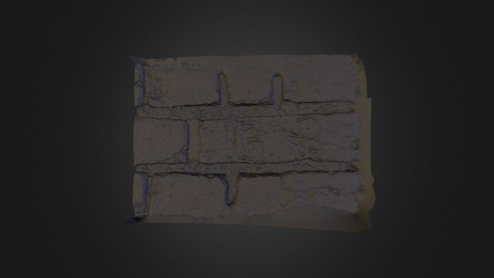 Jamestown Initials "B.B." Solid 3D Model