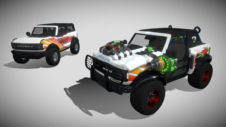 2021 Ford Bronco + Upgrade 3D Model