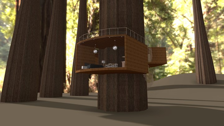 Treehouse 3D Model