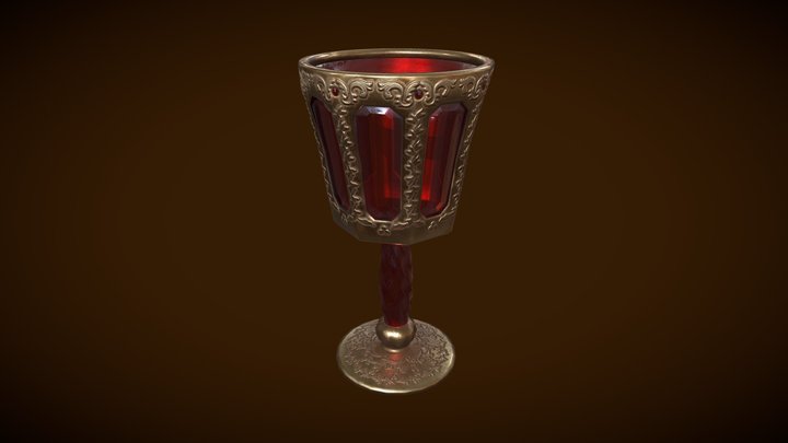 Old goblet 3D Model