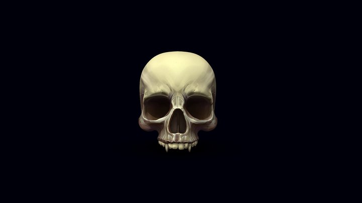 Vampire Skull 3D Model