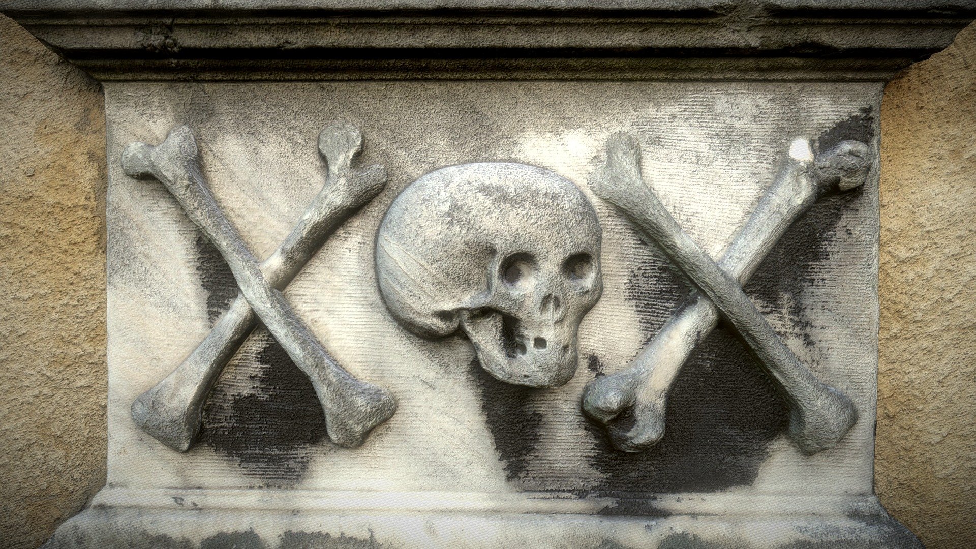 Memorial (Skull & Bones), Edinburgh, UK [PS / B]